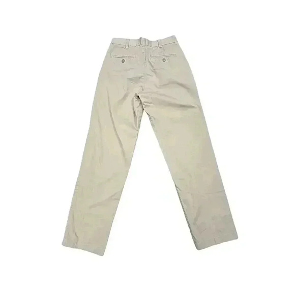 Lands' End Men's Beige Chino Pants Size 21 Straight Leg Solid - Picture 2 of 8